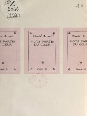cover image of Mots partis du cœur